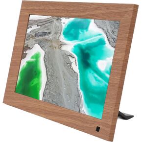 WiFi Digital Photo Frame, Electronic Photo Frame 10.1in Screen Sleep Mode 16G Memory with Support for Hotels (US Plug)