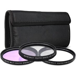 82mm 3PC Filter Kit CPL UV FLD for Sony 24-70mm f/2.8 GM Lens