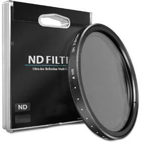 49mm ND Variable Neutral Density Filter for Sony 50mm f/1.8 Lens