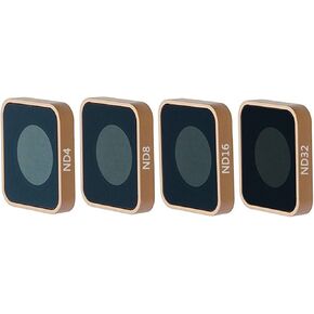 ND Filter Kit for GoPro Hero 7 Black/Hero (2018)/Hero 6 Black/Hero 5 Black - ND4, ND8, ND16, ND32 Lens Filter (4-Pack) - Neutral Density Lens Filters Set Camera Lens Accessories Outdoor Sport
