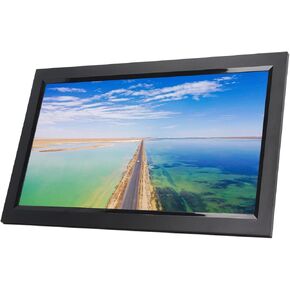 15.6 Inch Digital Photo Frame 32G Storage Auto Rotate Wall Mountable Electronic Picture Frame (US Plug)