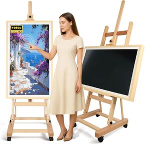 32 Inch Large Digital Art Picture Frames Touchscreen LCD Advertising Player IPS Screen Smart HD Frame Painting Photo Display Signage WiFi Video for Gallery Restaurant