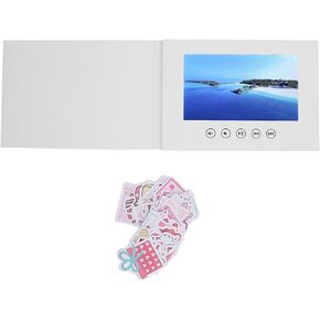 Fydun LCD Screen Video Greeting Card 720P HD Video Playback for Wedding Xmas DIY (5inch)