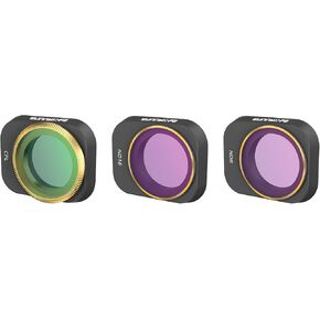 Mini 3 Pro Drone Camera Lens Filter MCUV CPL ND4 ND8 ND16 ND32 ND/PL Filters Kit for DJI Mavic Mini 3 Pro Drone Accessories (3pcs Mix Filter)
