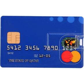 Card Shaped U Disk Unique USB Flash Drive 32GB Data Storage File Transfer Portable School Office Dormitory Travel