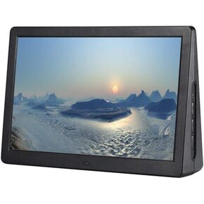 New Dual Screen Display 15 Inch Digital Photo Frame Advertising Machine Dual Screen Player Black