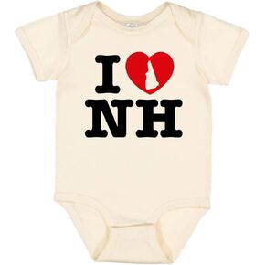 I Love New Hampshire Baby Infant Bodysuit