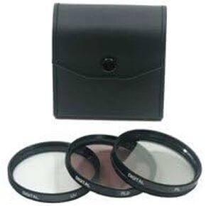 Bower 67mm 3PC Filter Kit W/caseBLACK