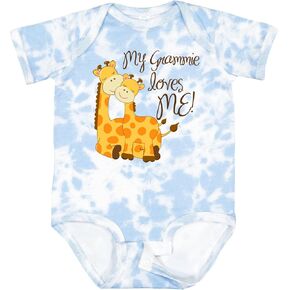 inktastic My Grammie Loves Me Baby Bodysuit