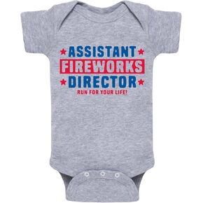 Instant Message - Assistant Fireworks Director - Infant Baby One Piece