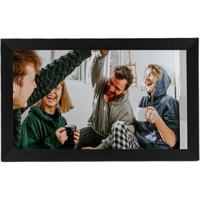 Smart WiFi Electronic Photo Frame, Share Picture Video Instantly 15.6 Inch Digital Picture Frame 32GB Memory Auto Rotation for Home (US Plug)