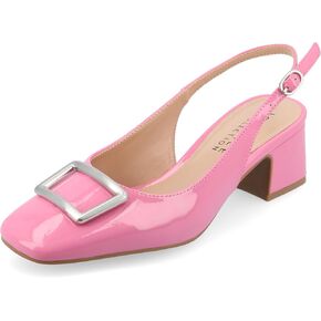 Journee Collection Women's Everlee Adjustable Slingback Pumps