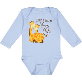 inktastic My Nonna Loves Me Long Sleeve Creeper