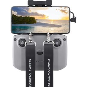 FlySimple Neck Lanyard Strap for DJI RC N3/N2/N1 Remote, Shoulder Belt Crossbody Strap Compatible with DJI Flip/NEO/Air 3S/Mavic 3 Pro/3 Classic/Mini 4 Pro/Mini 3/3 Pro Controller Drone Transmitter