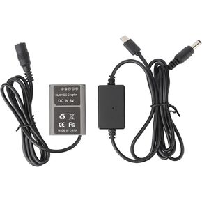 BLN 1 DC Coupler Dummy بطارية مع محول الطاقة C من النوع C لـ EM1 EM5II EP5 PEN F DIGITAL CAMERA