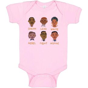 TATY Kids Black History Icons Baby Infant Bodysuit
