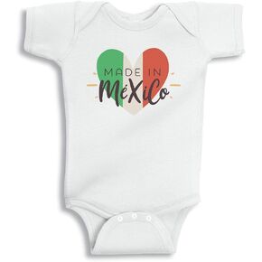 Heart Made in Mexico Baby Infant Bodysuit