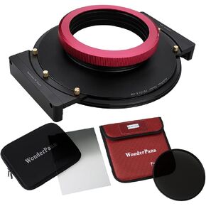 WonderPana XL Essential CPL Kit - Core Filter Holder, Lens Cap & 186mm CPL Filter for Sigma 14mm 1.8 DG HSM Art Lens (Full Frame 35mm)