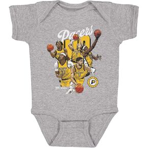 500 LEVEL Indiana Pacers Starting 5 One-Piece Infant Bodysuit