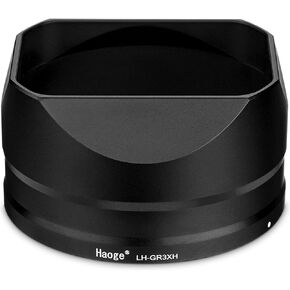 Haoge LH-HGR3 Metal Square Lens Hoods for RICOH GRIII GR3 HDF Camera Accessories