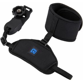 Soft Neoprene Hand Grip Wrist Strap with 1/4 inch Screw Plastic Plate for SLR/DSLR Cameras Spare Part Accessory