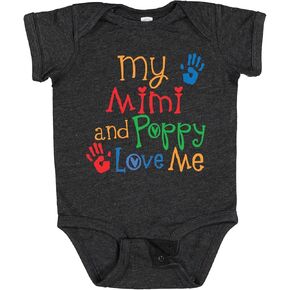 inktastic Mimi and Poppy Love Me Baby Bodysuit