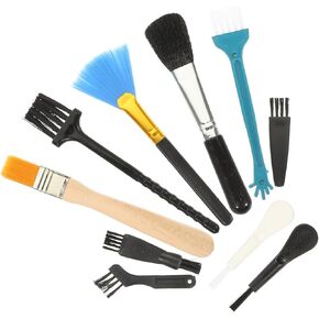 1Set Static Cleaning Brush for Computer Keyboard Electronics and Fan Maintenance Durable Multi Purpose Soft Bristle Dust Removal Tool for Ports and Cooling Systems