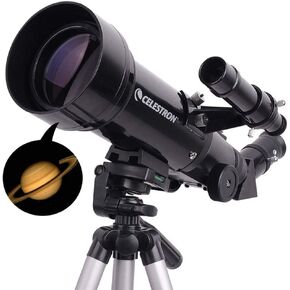 Telescope Refracting Telescope Adjustable Portable Travel Telescopes for Astronomy with Backpack 120 Times