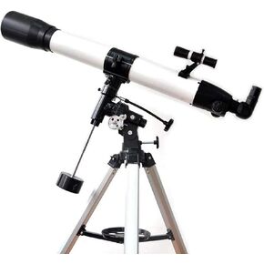 Refraction Astronomical Telescope Monocular Equatorial Space Search Star HD Telescope with Tripod Beginner Level Stargazing