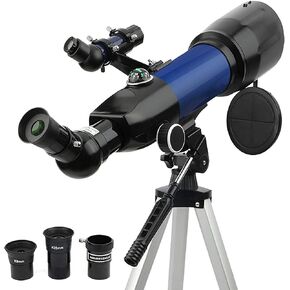 Astronomical Telescope Portable 70mm Refractor Telescope for Beginners and Kids Profession Refracting Telescope with Adjustable Tripod Backpack Nice Family