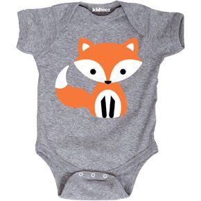 Instant Message - Cute Orange Fox - Infant Baby One Piece
