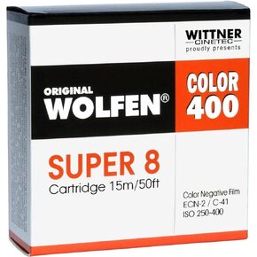 Original WOLFEN Color 400 Super 8 ISO 250-400