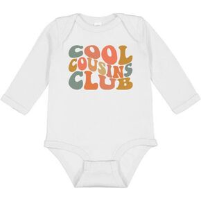 Cool Cousins Club Long Sleeve Baby Infant Bodysuit