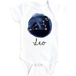 Leo Zodiac - Baby Boy Girl Clothes Infant Bodysuit Funny Cute Newborn
