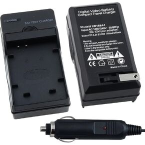 Charger for Canon NB-5L, NB5L battery, for SD700 IS, SD790 IS, SD800 IS, SD850 IS, SD870 IS, SD880 IS, SD890 IS, SD900, SD950 IS, SD990 IS, IXY Digital: 800 IS, 810 IS, 820 IS, 900 IS, 910 IS, 1000, 2000 IS