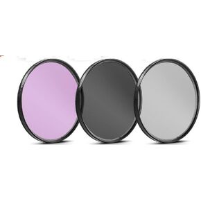 High Grade Multi-Coated, Multi-Threaded, 3 Piece Lens Filter Kit for Canon PowerShot G7 X Mark II (Includes Filter Adapter