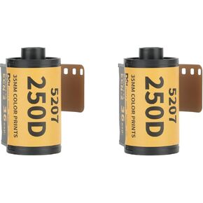TOPINCN 2PCS 35mm Color Prints, 36 Exposures Color Cine Film, Wide Exposure Range, Suitable for Portrait, Fast Action Photography, for 135 Cameras