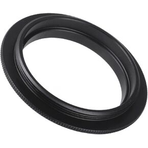T Adapter Telescope Converter Thread Adapter to M48x0.75mm Black Aluminum Alloy with Extinction Processing for Camera to Telescope Connection