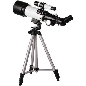 Telescopes 100mm Travel Refractor Telescope with Adjustable with Mobile Phone Holder Heaven and Earth Dual Purpose Telescope