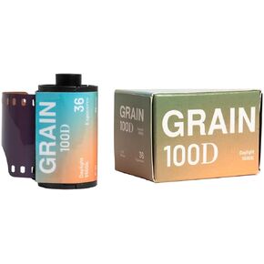 Grain 100D Color Negative 35mm Film - Gift Perfect Film for Portraits, Party, Landscapes, Street, Fashion, Fine Art, Sports, Journalism, Documentary (ISO 100) 36-Exposures 135 Daylight 5500k Balanced