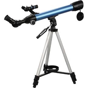 Telescopes for Kids Beginners 50/600Mm HD Refractor Telescope for Astronomy Starter Scope with Tripod Multiplier Eyepiece Zenith Mirror Finder Scope Nice Family