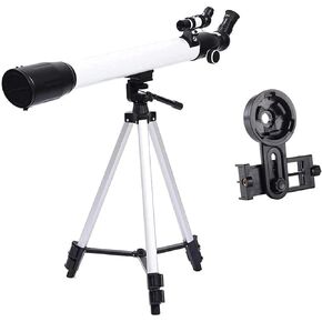 Telescope for Adults Beginners Kids 60Mm Aperture 700Mm Astronomical Compact Refractor Telescope with Smartphone Adapter and Tripod Bak4 Prism