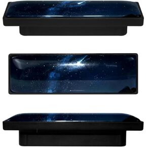 4 Pack 3.6inch Length Black Kitchen Cabinet Knobs Stainless Steel Drawer Knobs Bedroom Dresser Knobs for Men Women Girls, Nursery Knobs
