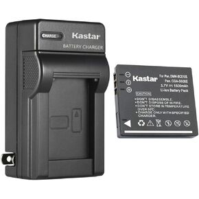 Kastar AC Wall Battery Charger Replacement for Panasonic Lumix DMC-FX33 DMC-FX33A DMC-FX33EB-S DMC-FX33EF-K DMC-FX33EF-S DMC-FX33EG DMC-FX33EG-A DMC-FX33EG-K DMC-FX33EG-S DMC-FX33EG-T
