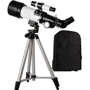 Refracting Telescope 50-100mm Caliber Portable Travel Telescope telescopes for Astronomy Beginners Kids Telescope with Tripod and Backpack Nice Family (A+Photo Frame)