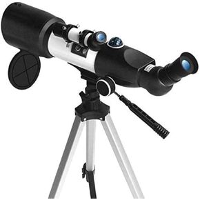 Telescope Astronomical Refracter Telescope with Tripod & Finder Scope Focal Length 350mm Multi-Layer Green Film Finder Mirror 5 * 20