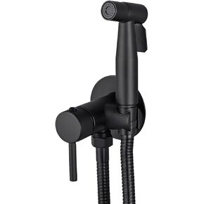 HandheldSprayer Toilet Kit Brass Cloth Diaper Sprayer Kit Hot and Cold WaterToilet Sprayer Wall Mounted Bathroom Set with 1.2m Stainless Steel Hose and Mixing Valve for Baby Wash