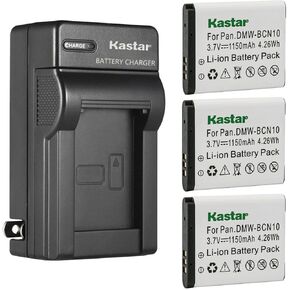 استبدال شاحن بطارية الجدار Kastar AC لـ Leica BP-DC14 BP-DC14-E BP-DC14-U بطارية ، Leica C 11052 18536 ، Leica C (Type 112) ، Leica C V-Lux50 كاميرا in Kuwait