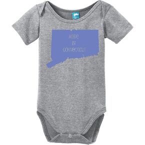 Made in Connecticut Printed Infant Bodysuit Baby Romper