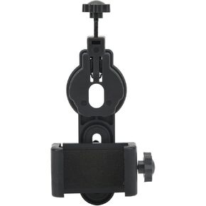 Telescope Phone Holder 1/4in Screw Hole Nonslip Rubber Pad Plastic Telescope Phone Adapter for Telescope Microscope (S 200x150x135cm)
